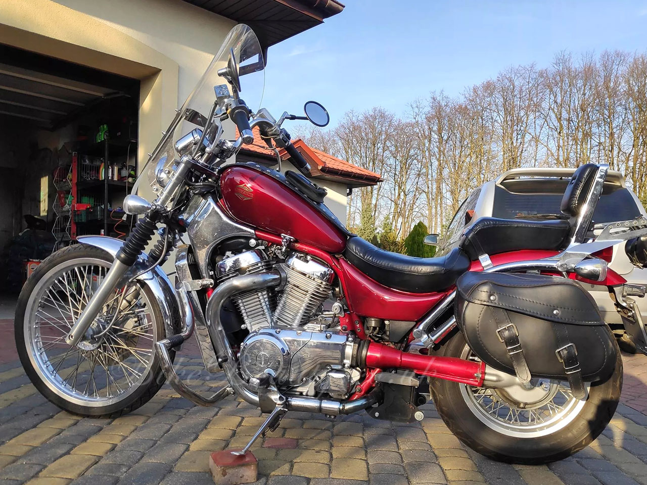SUZUKI INTRUDER VS800 / S50 HIGHWAY ENGINE GUARD CRASH BAR WITH