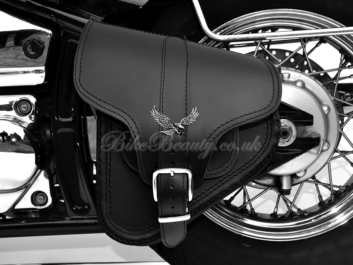 Sacoche Cuir Bras Oscillant Pour Yamaha Dragstar/Vstar XVS 650 Personnalisé – Neuf UK