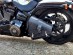 3D Skull Black Top Leather Swingarm Left Single Bag for Harley Davidson Breakout 2018 ONWARDS