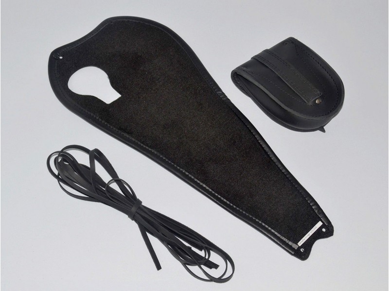 P) YAMAHA VRAGO XV 1100 XV1000 LEATHER TANK Panel Cover Pad Strap Chap