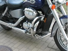 S) Honda Shadow VT750 C2 97-03 RC44 Stainless Steel Crash Bar